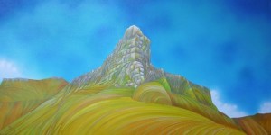 Oil on Canvas. 30.5cm X 61.0cm.